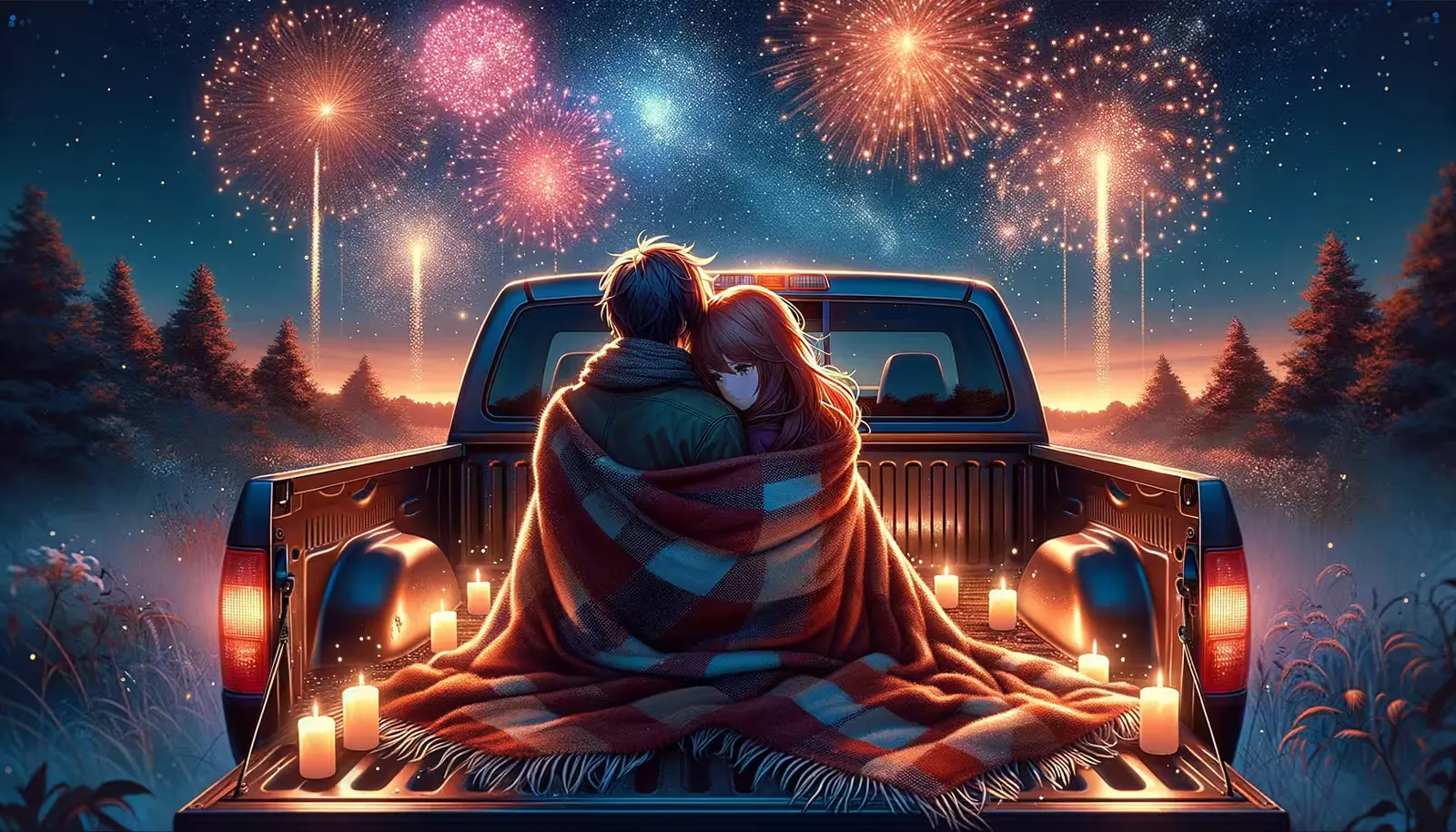 Fireworks, Blankets, and Cheeky Kisses: A New Year’s Comfort Story