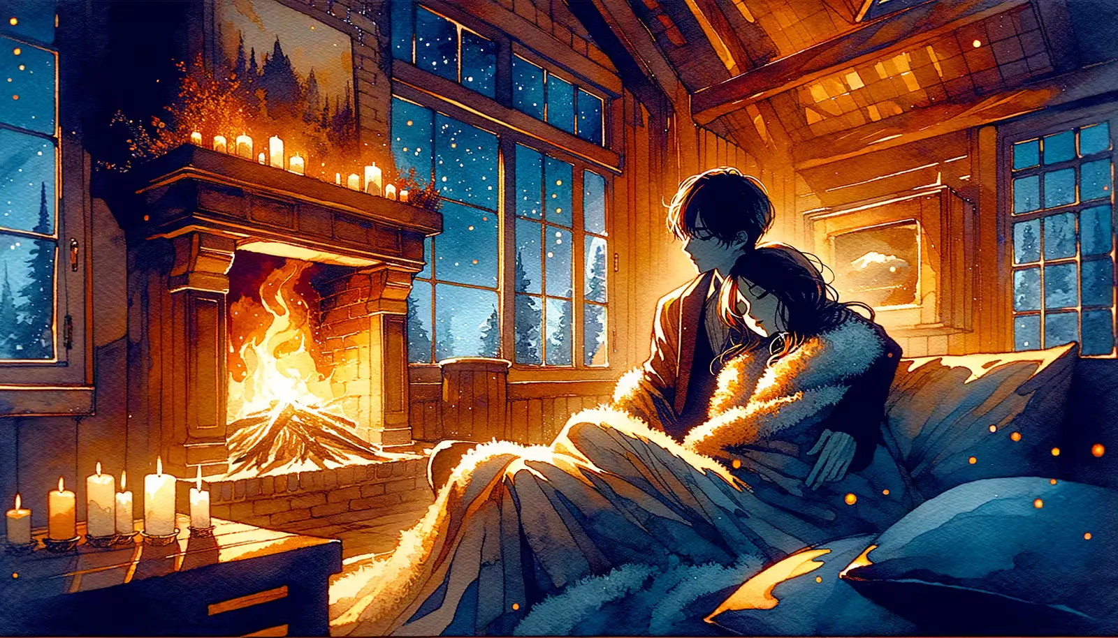 From Deep Voice Daddy: A Cozy Escape by the Fire