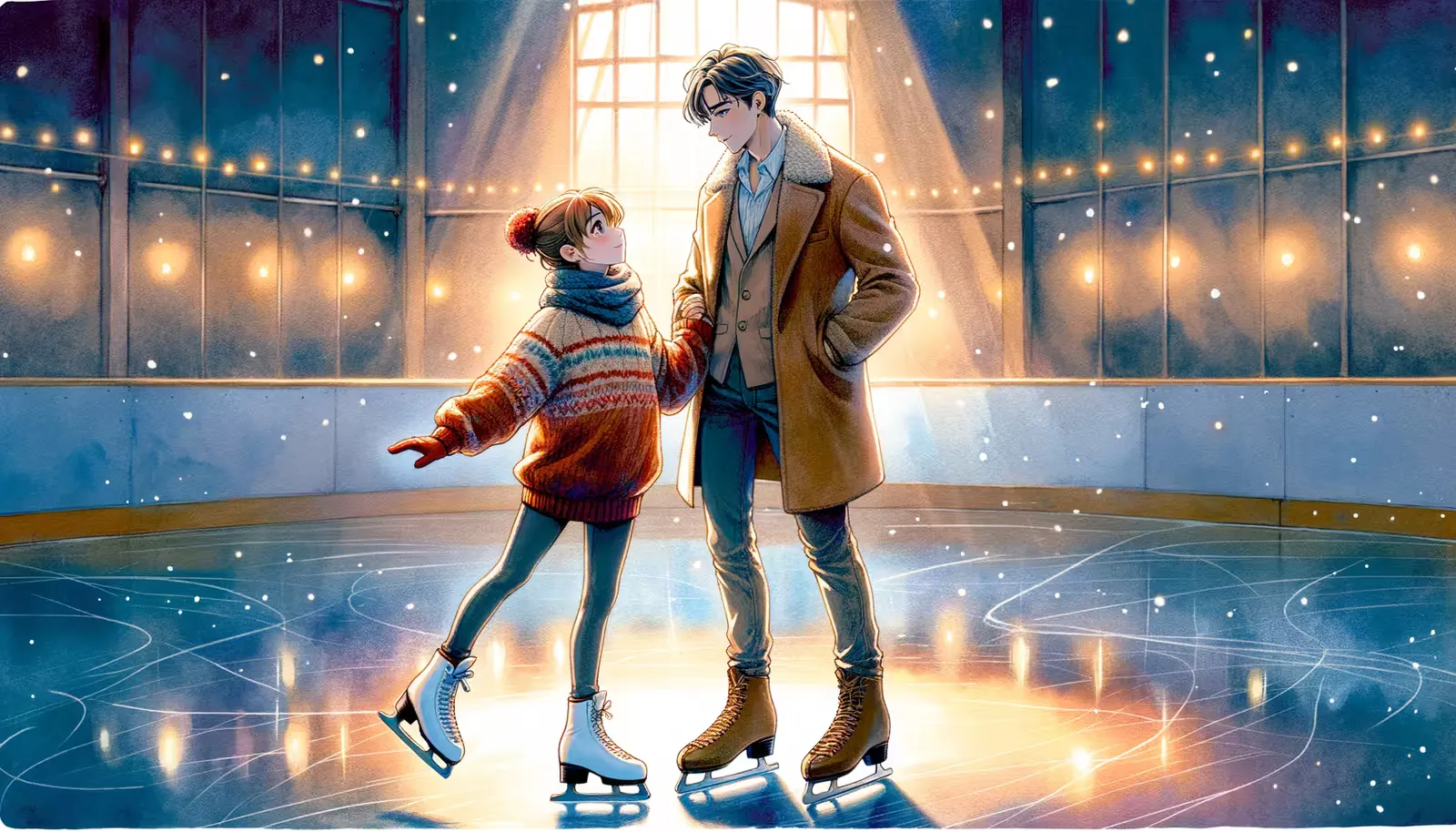 Patinaje sobre hielo: Tu instructor local te enamora (ASMR) — Deep Voice Daddy