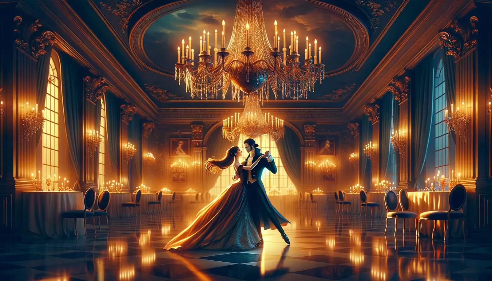 Ritmo de elegancia inmortal: Clase de baile ASMR con novio vampiro — Deep Voice Daddy
